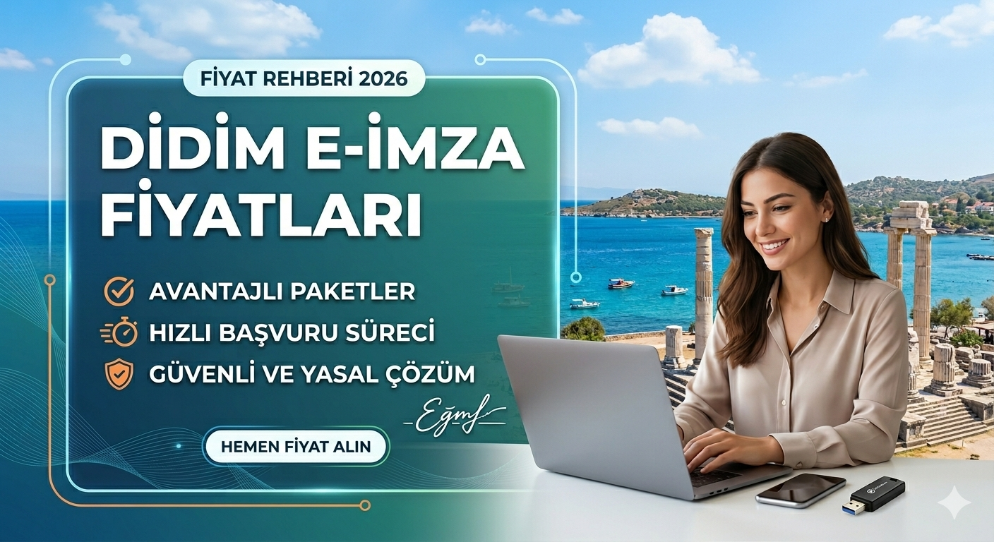 Didim E-imza Fiyatları 2026: Aynı Gün Teslim ve Güncel Liste 
